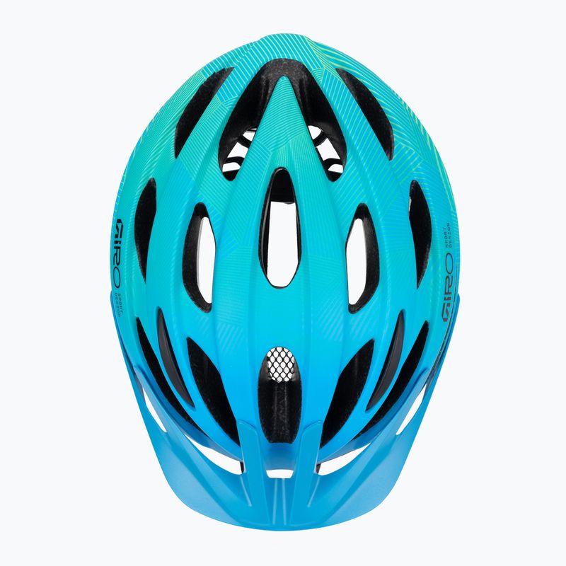 Vaikiškas dviračio šalmas Giro Raze matte blue/green 6