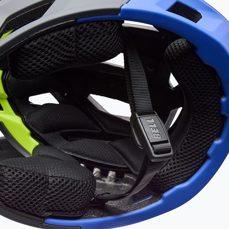 Dviračių šalmas Bell Full-Air MIPS grid electric blue 9