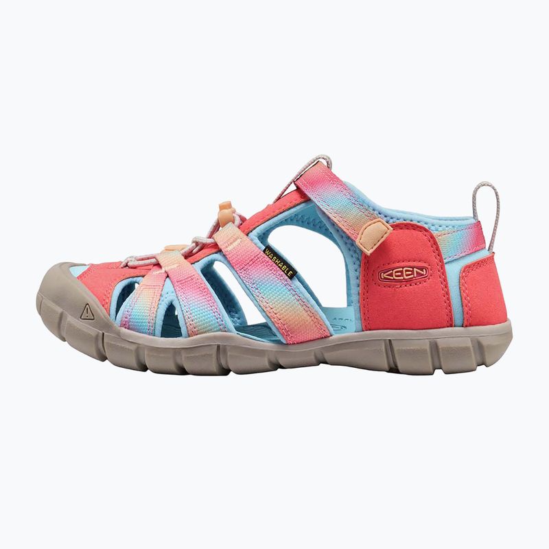 Vaikiškos basutės KEEN Seacamp II CNX ombre pink lemonade 9