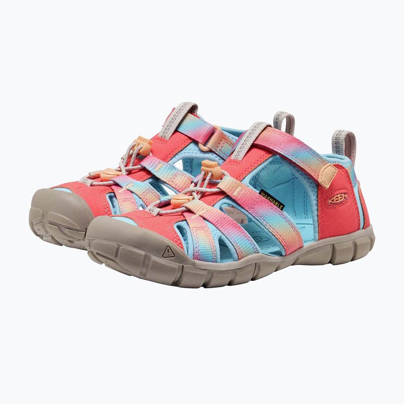 Vaikiškos basutės KEEN Seacamp II CNX ombre pink lemonade 12
