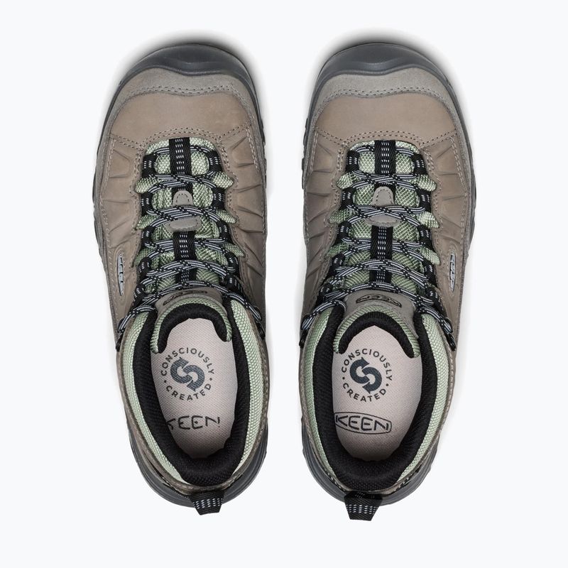 Moteriški žygio batai KEEN Targhee IV Mid Wp grey/lily pad 5