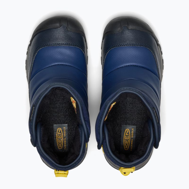 Sniego batai KEEN Puffrider Wp naval academy/mango mint 3