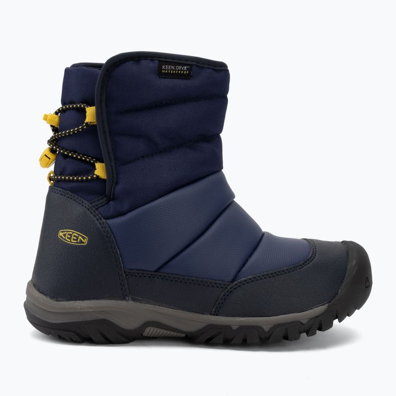 Sniego batai KEEN Puffrider Wp naval academy/mango mint 2