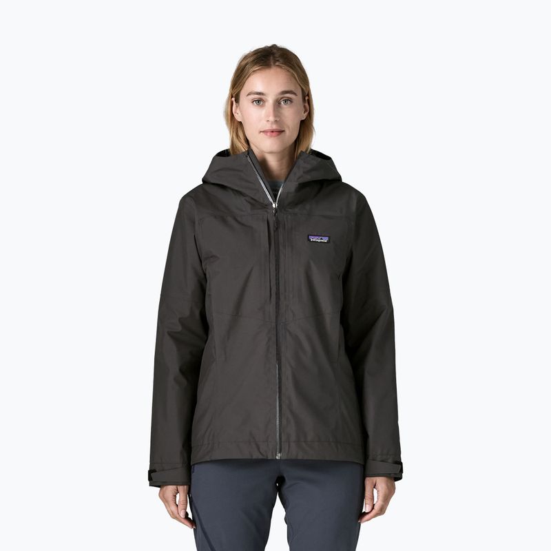 Moteriškas lietaus paltas Patagonia Insulated Boulder Fork Rain black