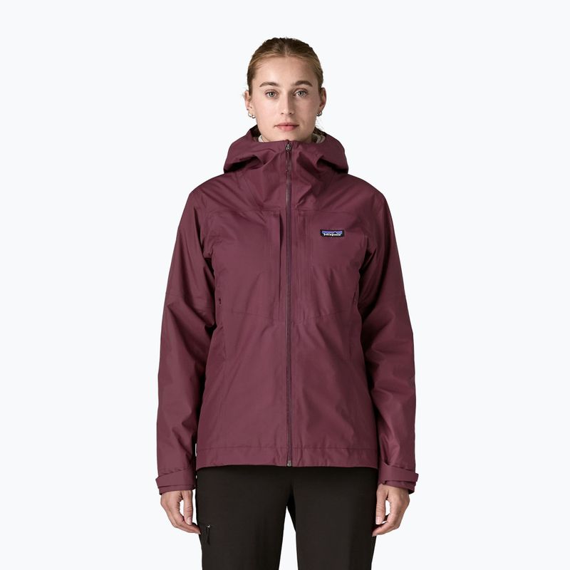 Moteriškas lietaus paltas Patagonia Insulated Boulder Fork Rain berry fig