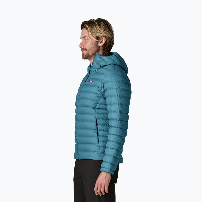 Vyriška pūsta striukė Patagonia Down Sweater Hoody glacial blue 3