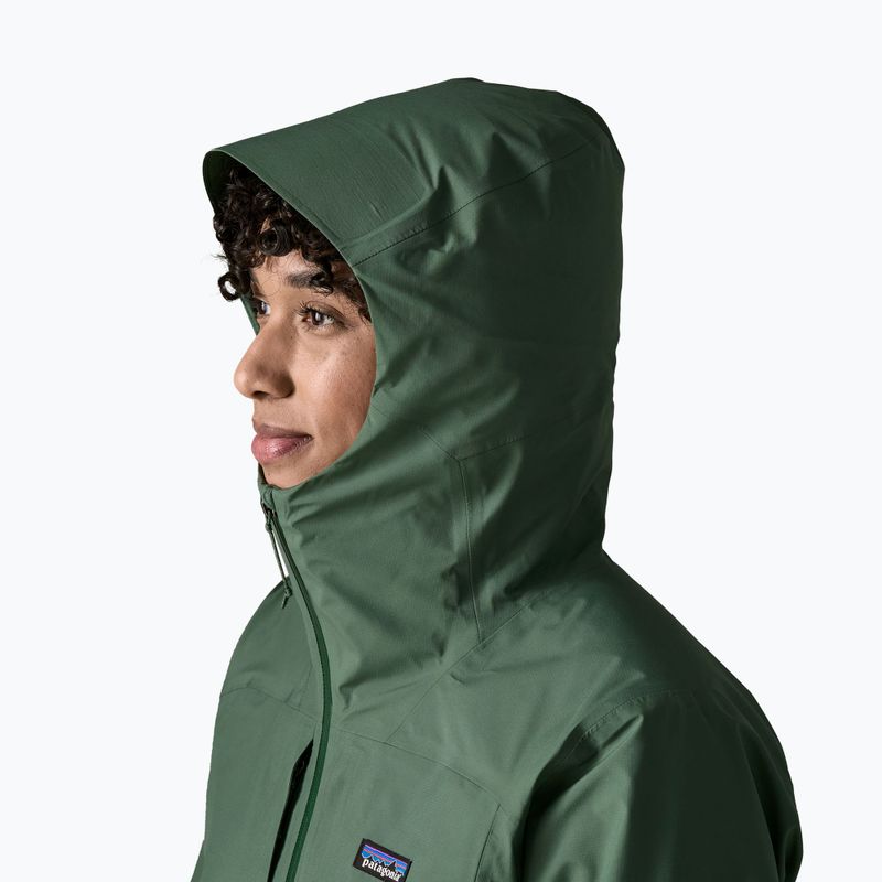 Moteriškas lietaus paltas Patagonia Insulated Boulder Fork Rain canopy green 4