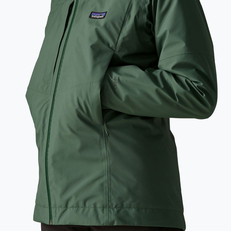 Moteriškas lietaus paltas Patagonia Insulated Boulder Fork Rain canopy green 5