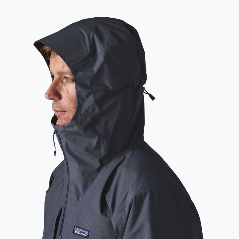 Vyriška lietaus striukė Patagonia Insulated Boulder Fork Rain smolder blue 4