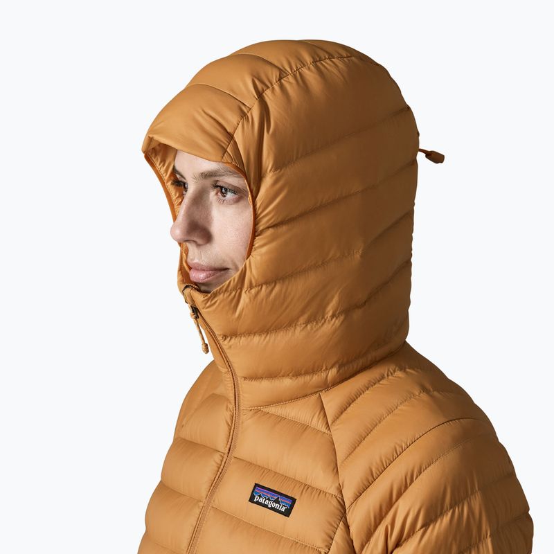 Moteriška pūsta striukė Patagonia Down Sweater Hoody cinnamon brown 5