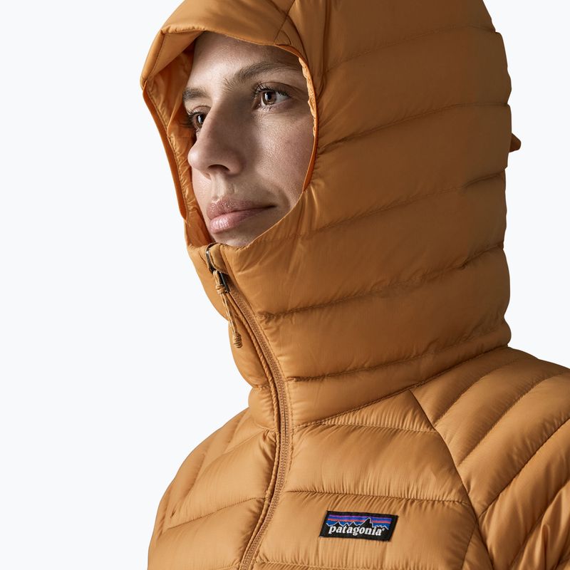 Moteriška pūsta striukė Patagonia Down Sweater Hoody cinnamon brown 6
