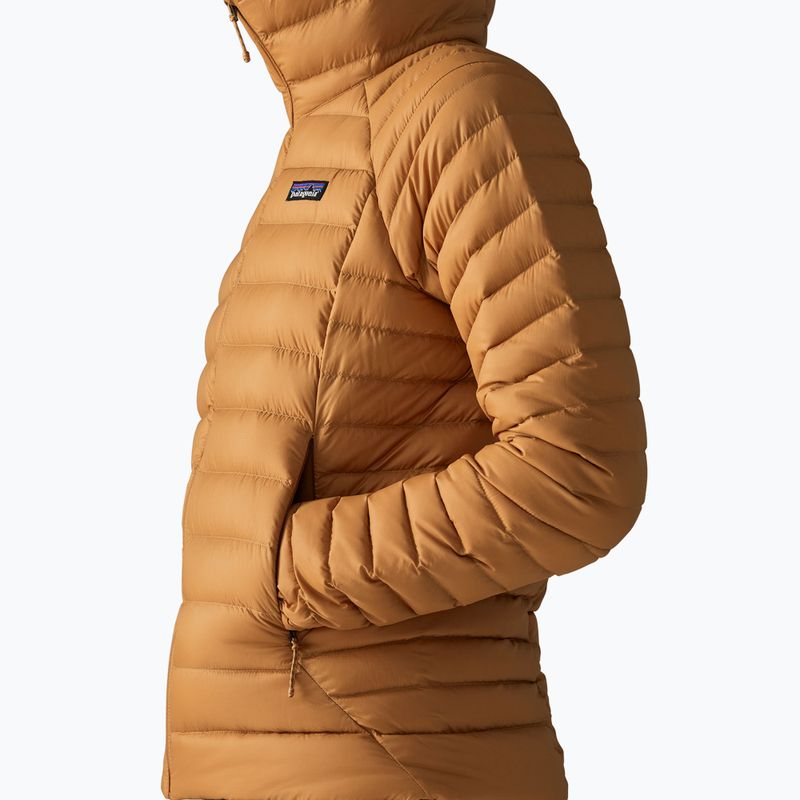 Moteriška pūsta striukė Patagonia Down Sweater Hoody cinnamon brown 7
