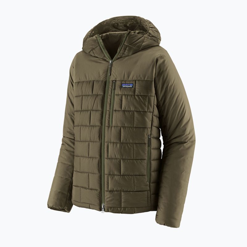 Vyriška pašiltinta striukė Patagonia Hi-Loft Nano Puff Hoody basin green 2