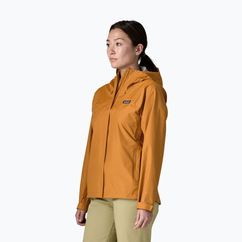 Moteriškas lietaus paltas Patagonia Torrentshell 3L Rain cinnamon brown 3