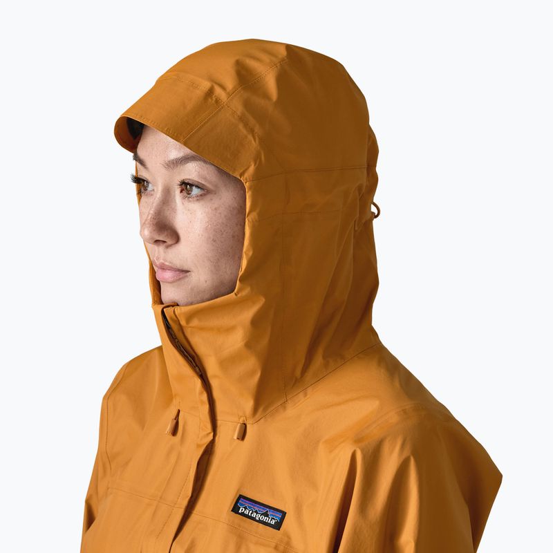 Moteriškas lietaus paltas Patagonia Torrentshell 3L Rain cinnamon brown 4