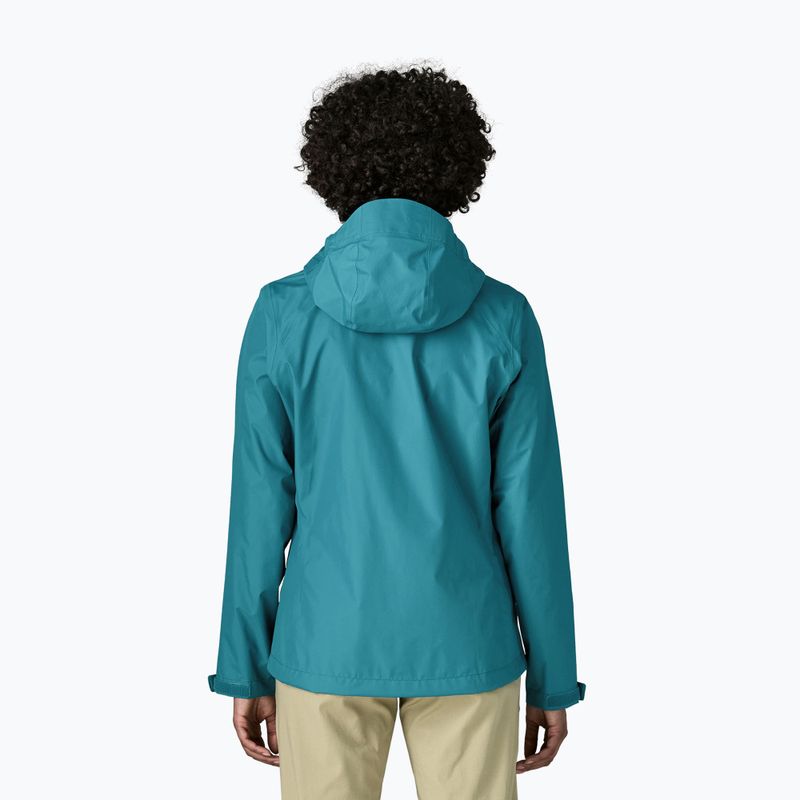 Moteriškas lietaus paltas Patagonia Torrentshell 3L Rain glacial glue 2
