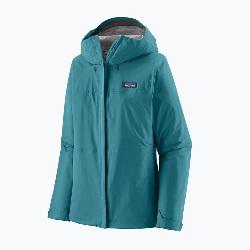 Moteriškas lietaus paltas Patagonia Torrentshell 3L Rain glacial glue 7
