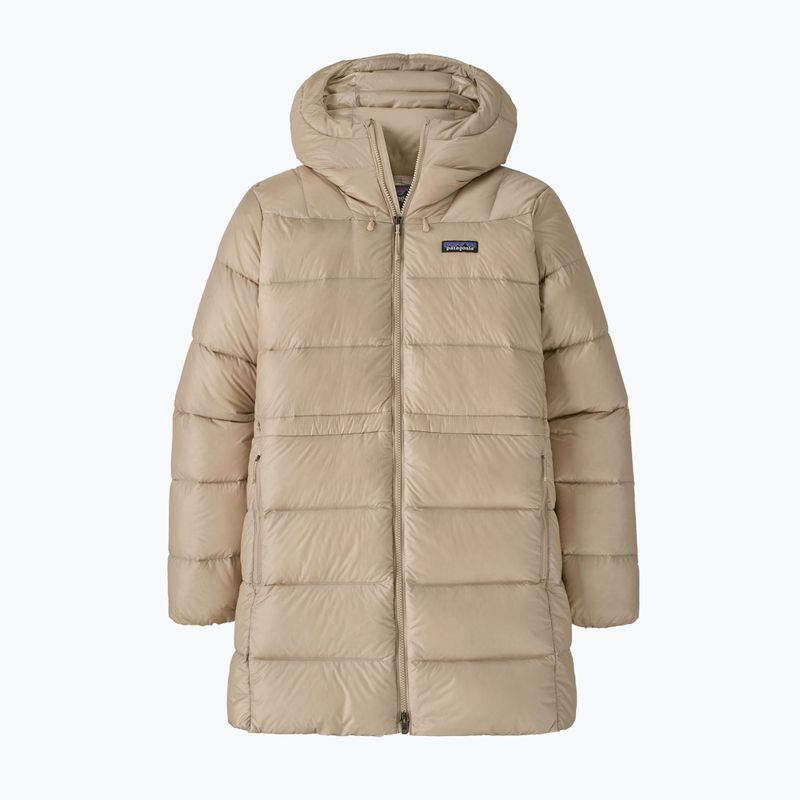 Moteriškas pūstas paltas Patagonia Fitz Roy Down Parka pumice 5