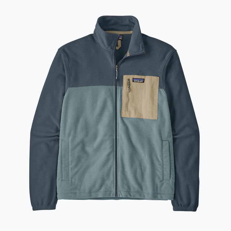 Vyriškas flisinis džemperis Patagonia Micro D Patch Pocket blue sage 2