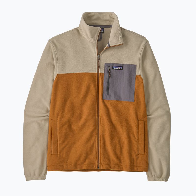 Vyriškas flisinis džemperis Patagonia Micro D Patch Pocket cinnamon brown