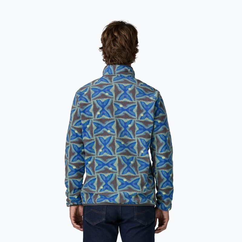 Vyriškas flisinis džemperis Patagonia Lightweight Synchilla Snap-T Pullover deep freeze: forge grey 2