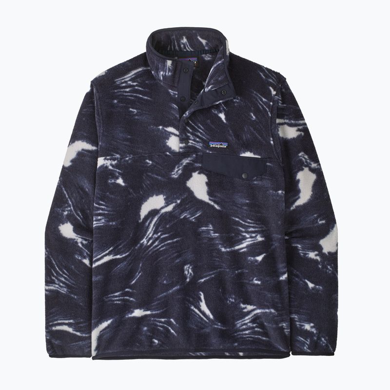 Vyriškas flisinis džemperis Patagonia Lightweight Synchilla Snap-T Pullover polar breeze: sunken blue 5