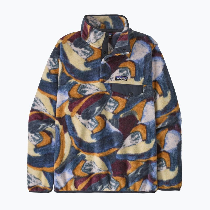 Moteriškas flisinis džemperis Patagonia Lightweight Synchilla Snap-T Pullover smudge: smolder blue 4