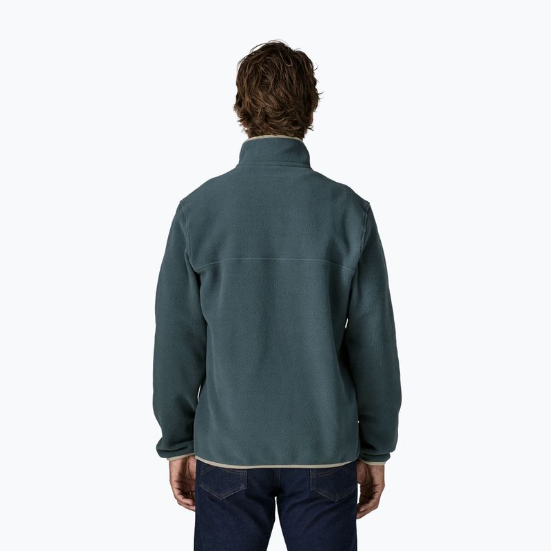 Vyriškas flisinis džemperis Patagonia Lightweight Synchilla Snap-T Pullover summit blue 2