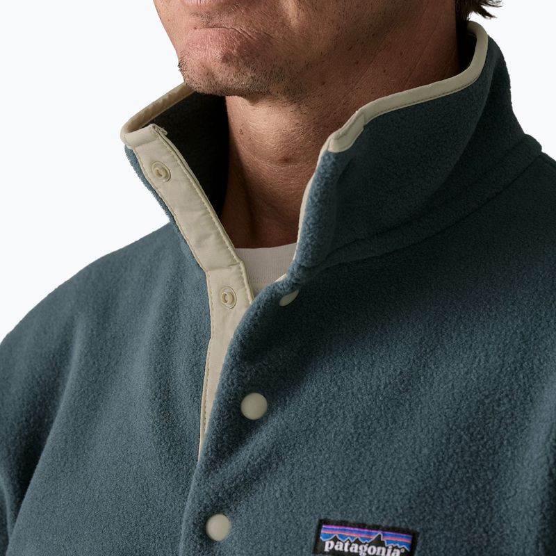 Vyriškas flisinis džemperis Patagonia Lightweight Synchilla Snap-T Pullover summit blue 4
