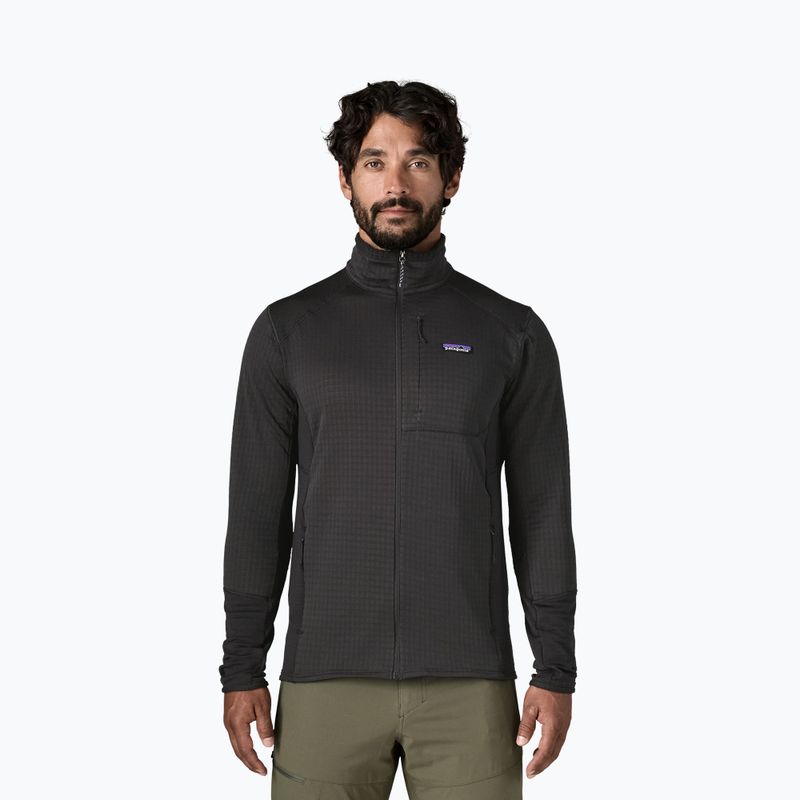 Vyriškas flisinis džemperis Patagonia R1 black w/black