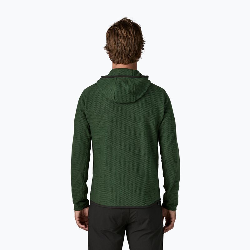 Vyriškas žygio džemperis Patagonia R1 Air Full-Zip Hoody treeline green 2