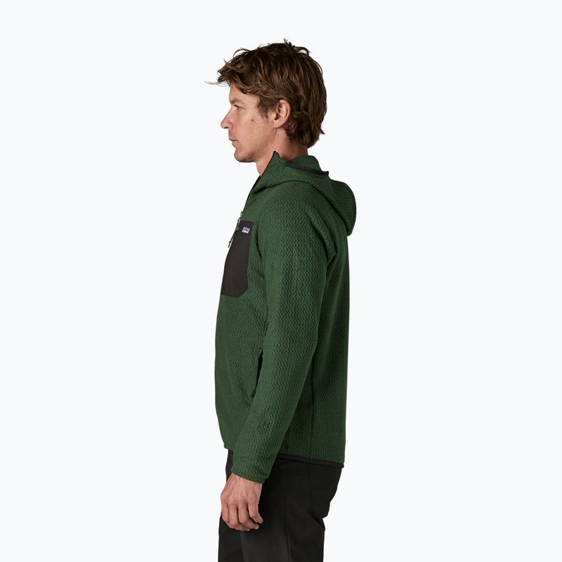 Vyriškas žygio džemperis Patagonia R1 Air Full-Zip Hoody treeline green 3