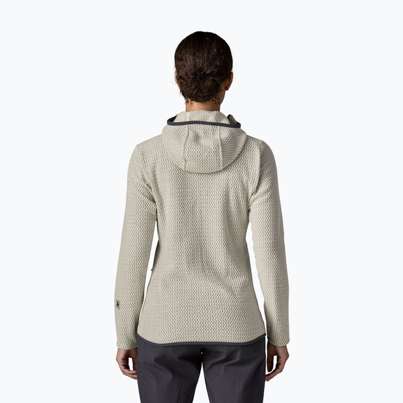 Moteriškas flisinis džemperis Patagonia R1 Air Full-Zip Hoody birch white 2