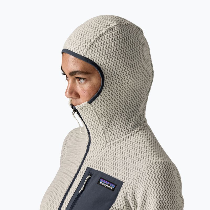 Moteriškas flisinis džemperis Patagonia R1 Air Full-Zip Hoody birch white 4