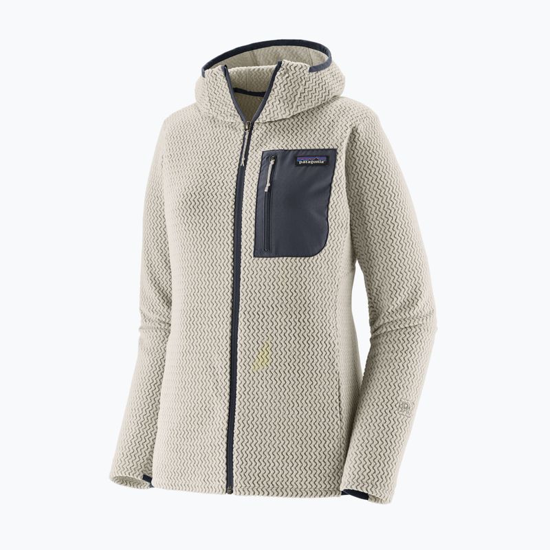 Moteriškas flisinis džemperis Patagonia R1 Air Full-Zip Hoody birch white 5