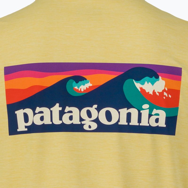 Vyriški marškinėliai Patagonia Capilene Cool Daily Boardshort Logo limestone yellow - light limestone yellow x-dye 5