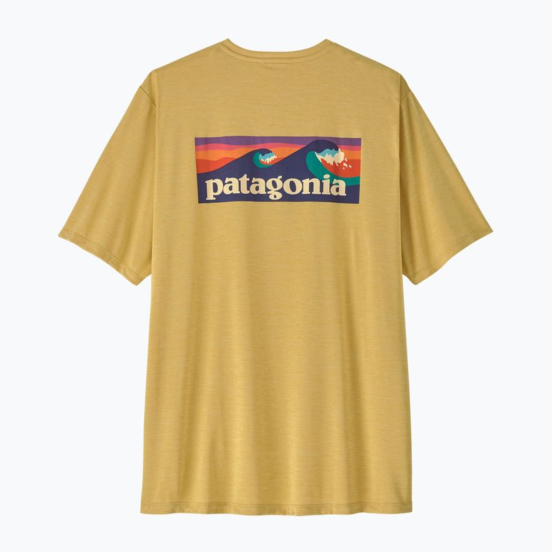 Vyriški marškinėliai Patagonia Capilene Cool Daily Boardshort Logo limestone yellow - light limestone yellow x-dye 2