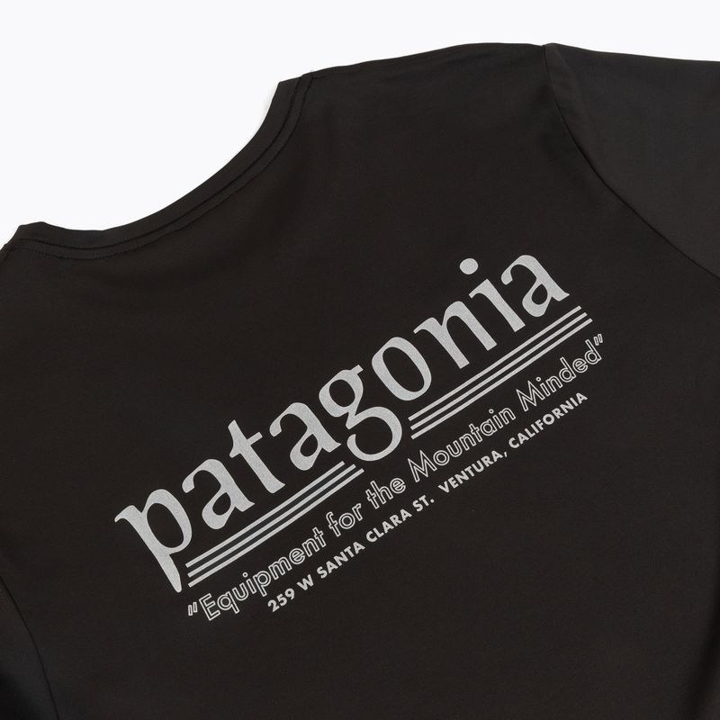 Vyriški žygio marškinėliai ilgomis rankovėmis Patagonia Cap Cool Daily Hut Tripper LS black 4