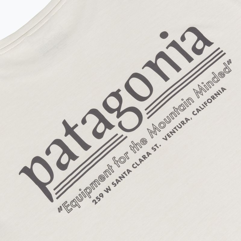 Vyriški žygio marškinėliai ilgomis rankovėmis Patagonia Cap Cool Daily Hut Tripper LS dyno white 4