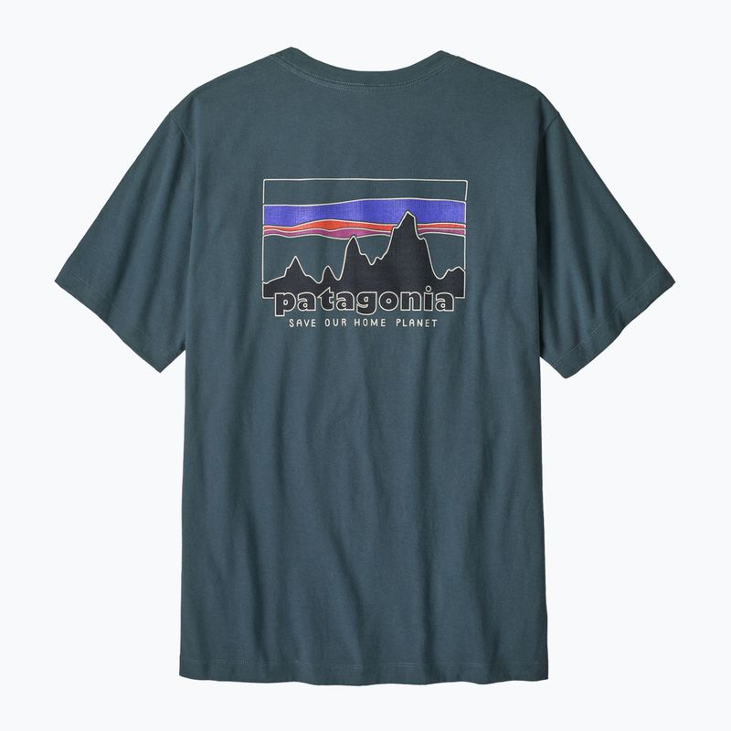 Vyriški marškinėliai Patagonia '73 Skyline T-Shirt summit blue 2