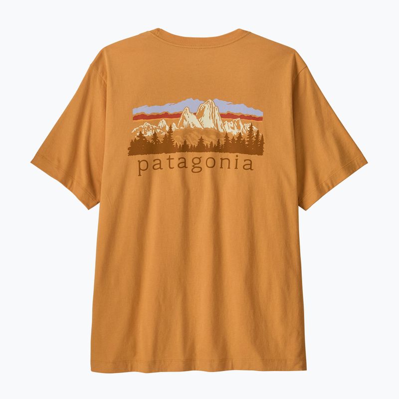 Vyriški marškinėliai Patagonia Fitz Roy Foothills dried mango 2