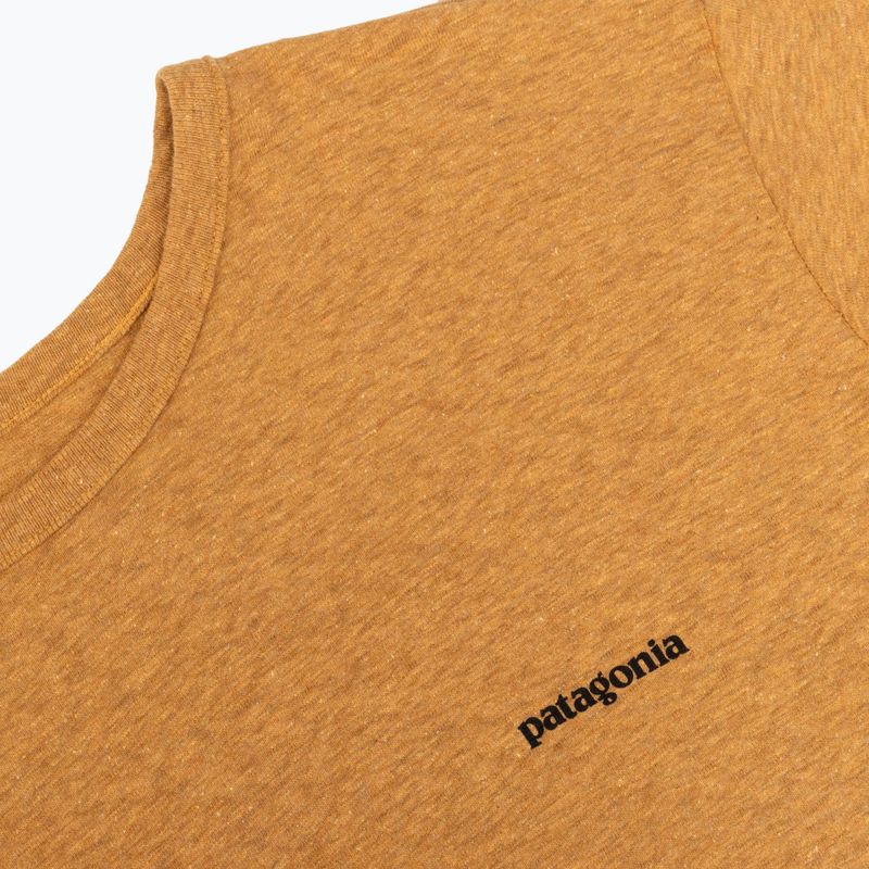 Moteriški marškinėliai ilgomis rankovėmis Patagonia P-6 Logo Responsibili-Tee LS dried mango 3