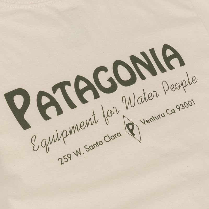 Vyriški marškinėliai Patagonia Water People Banner T-Shirt undyed natural 4