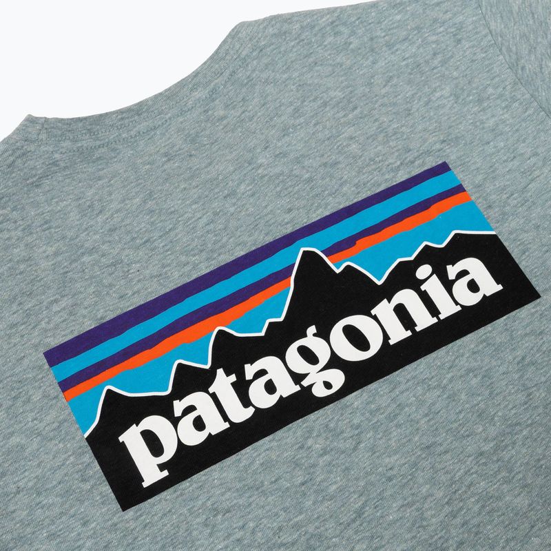 Moteriški marškinėliai Patagonia P-6 Logo Responsibili-Tee blue sage 3