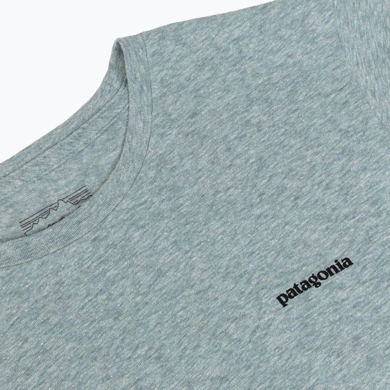 Moteriški marškinėliai Patagonia P-6 Logo Responsibili-Tee blue sage 4