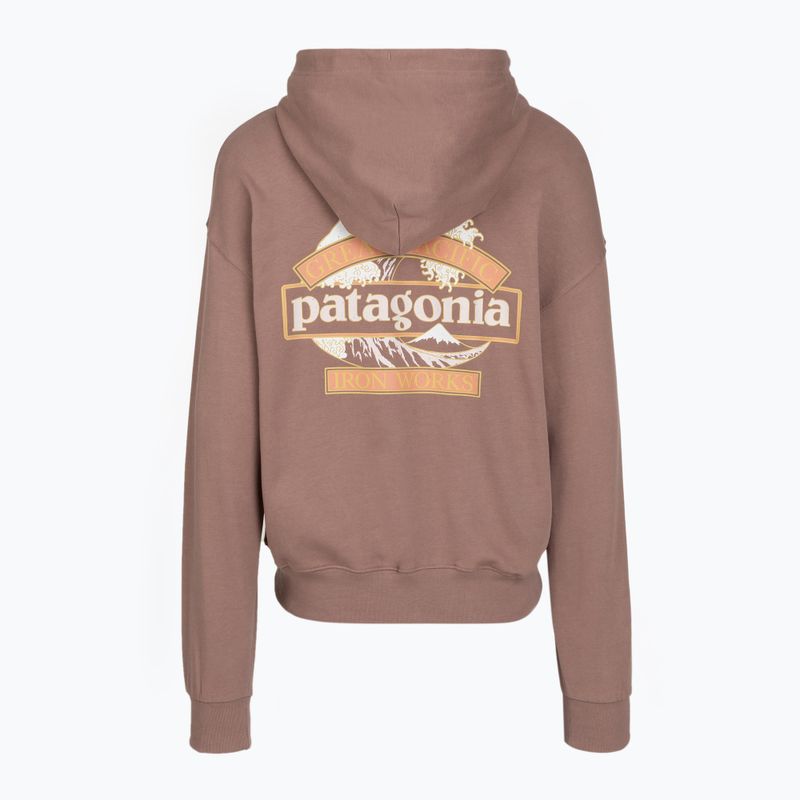 Moteriškas žygio džemperis Patagonia Great Waves Daily Hoody moonrise taupe 2