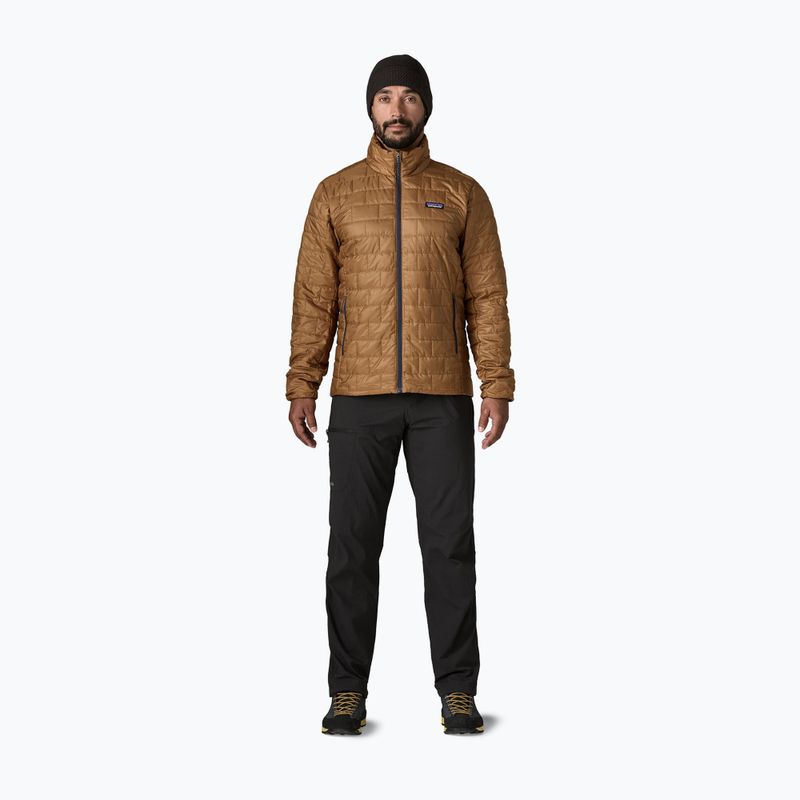 Vyriška pašiltinta striukė Patagonia Nano Puff deer brown 2