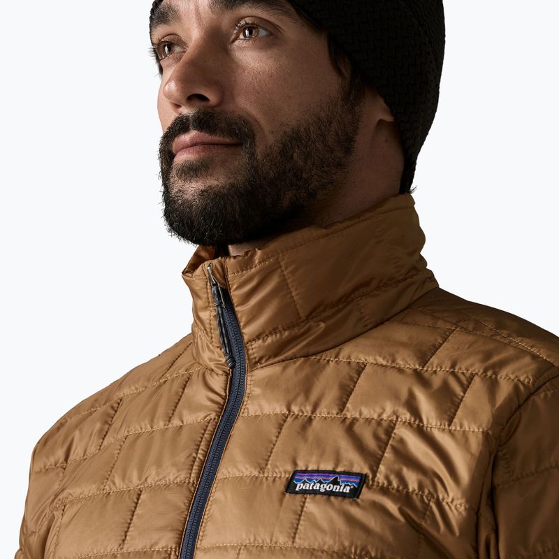 Vyriška pašiltinta striukė Patagonia Nano Puff deer brown 5
