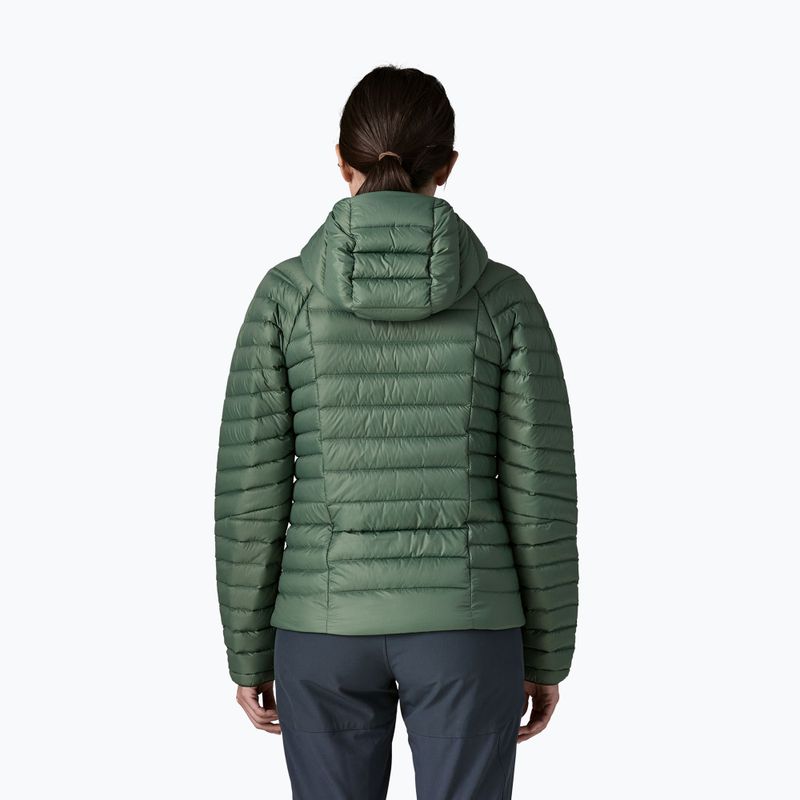 Moteriška pūsta striukė Patagonia Down Sweater Hoody canopy green 3