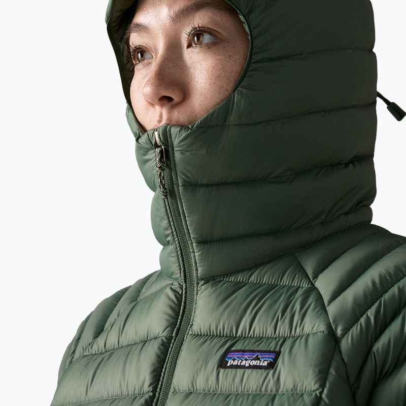 Moteriška pūsta striukė Patagonia Down Sweater Hoody canopy green 6